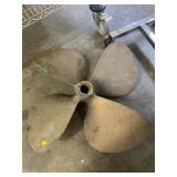 Large Brass Propellor
