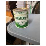 E J Steelmans Cherrystone Pint Oyster Can
