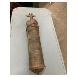 Vintage Brass Boat Fire Extinguisher