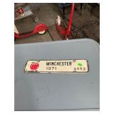 Vintage Winchester License Plate Topper