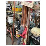 2 Wooden Water Skis Vintage