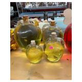 Set of 4 Antique White House Vinegar Bottles