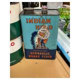 Indian Head Hydraulic Brake Fluid Can
