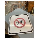 No Dog Sign