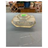 Vintage Glass Tank Bank