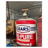 Sears Tri Pure 5 Gallon Oil Can