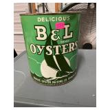 B and L Bivalve Md Gallon Oyster Can