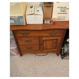 Antique Oak Wash Stand