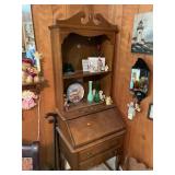 Small Secretary Desk and Contents
