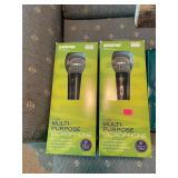 Two Shure SV 100 Mirceophonwa