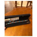 Sterling Silver Torquise bracelets and Earrings