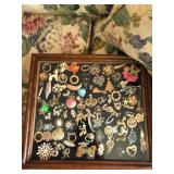 Vintage Brooch Shadow Box