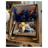 Cobalt Bottle and Vintage Lot