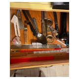 Drawer Lot, Knives, Mag Light