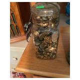 Jar Of Gold Buttons