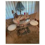 Iron Table and 2 chairs