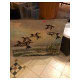 Robbie Jones 1981 Oil Duck Painting