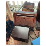 Heater, Shoe shine kit, sewing Bucket, staple gun