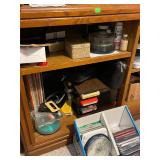 Oak Cabinet and Music Contents