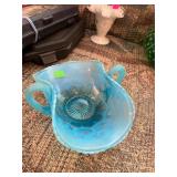 Blue Art Glass Piece