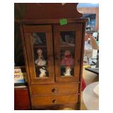 Vintage Shelf and Figurines