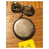 Silver Locket Pin