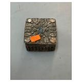 Vintage Silver Unmarked Box