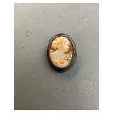 Antique Cameo Pin