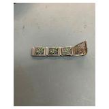 Vintage Sterling Enamel Bracelet