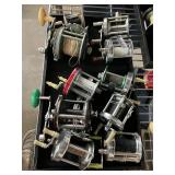 Vintage Fishing Reels Tray Lot