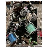 Vintage Fishing Reels Tray Lot