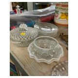 Vintage Moonstone Dish Set