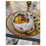 Painted Fruit Bowl and Molds