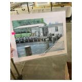 Little River Seafood Ed Headley Print