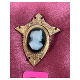 Antique East Asian Cameo Pendant