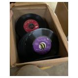 Vintage 45 Records Box Lot