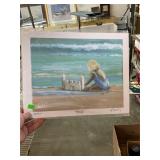 Sand Castle Ed Headley Print