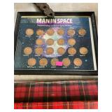 Space Tokens Coins in Frame