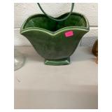 McCoy Green Vase