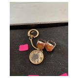 Vintage Beatles Key Chain and Rings Lot
