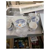 Blue and White Dish Set