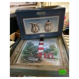 Nautical Creamer and Sugar Set and Lighthouse