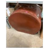 Vintage Round Suit Case