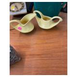 Pair of Vintage Creamer and sugar