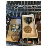2 Vintage Military Medals