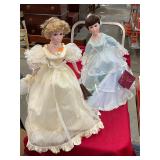 2 Avia Limited EDition Porcelain Dolls