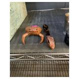 Vintage Toad Purse Alligator Head Letter Opener