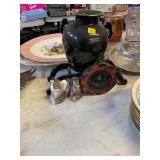 Vintage Salt and Peper and Oriental VAse