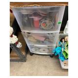 Ribbon in Plastic Drawers