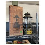 Vintage Military Army Green Coleman Lantern Box